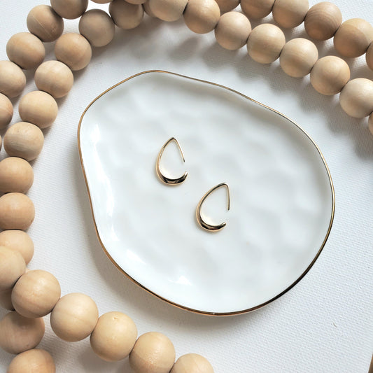 Tear Drop Hoops